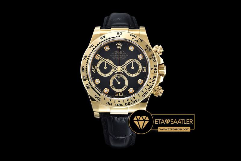 Rolex Cosmograph Daytona 116500 Ta l Siyah Kadran 1 1 Super Clone ETA